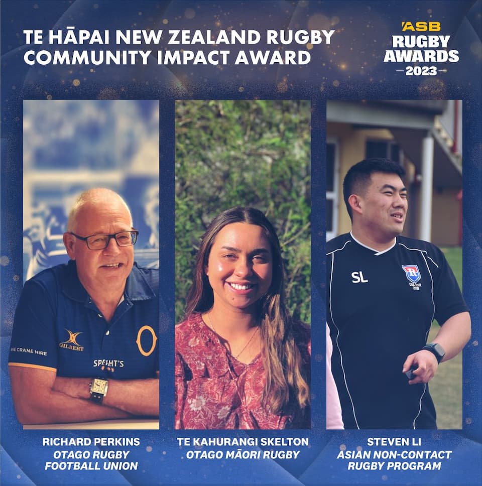 Te Hāpai New Zealand Rugby Community Impact Award - Finalist Includes Program Aimed At Asian Migrant Community