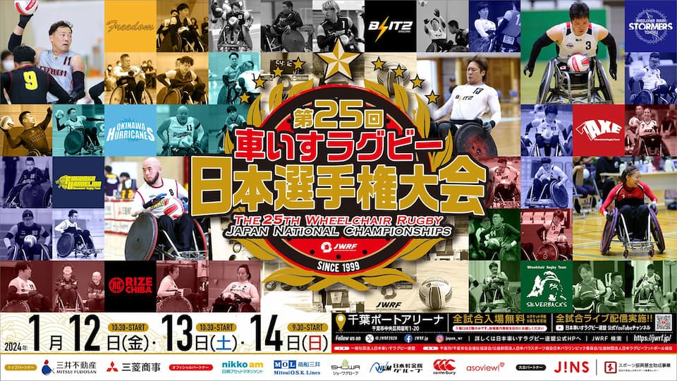 25th Wheelchair Rugby Japan Championship 2024