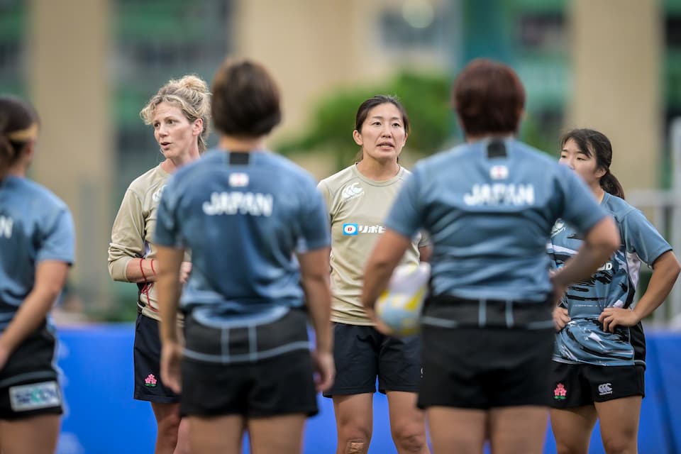 Japan's Head Coach Lesley Mckenzie ARWC 2024