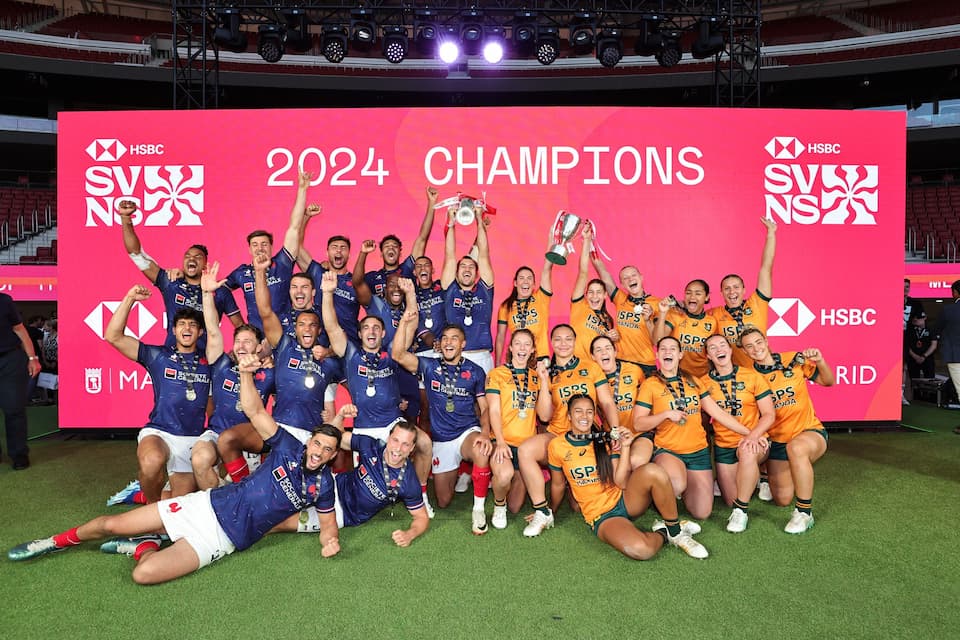 Japan And China Women Secure SVNS 2024-2025 Status While Australia Women and French Men Are Crowned HSBC SVNS 2024 Champions