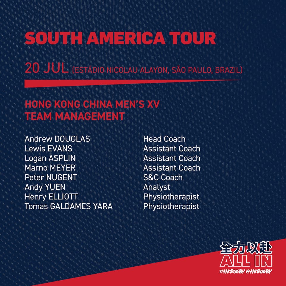 Hong Kong China Squad vs Brazil (July 2024)