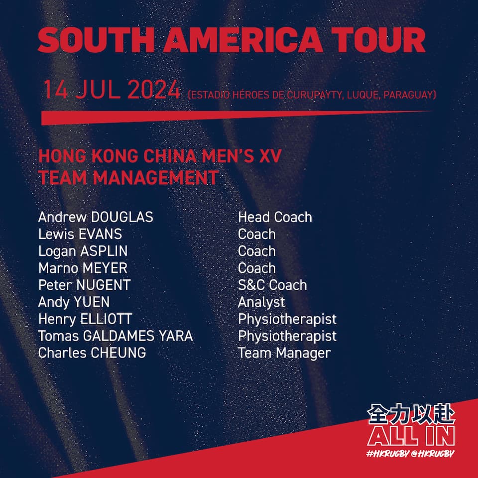 Hong Kong China Squad vs Paraguay (July 2024)