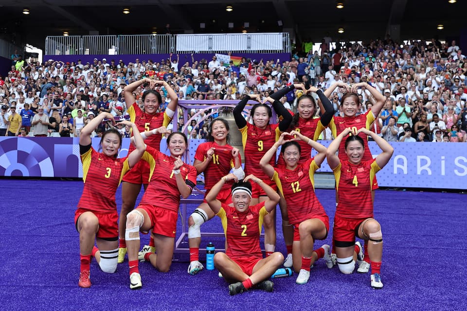 China - Womens 7s Rugby Paris 2024 - 6th place