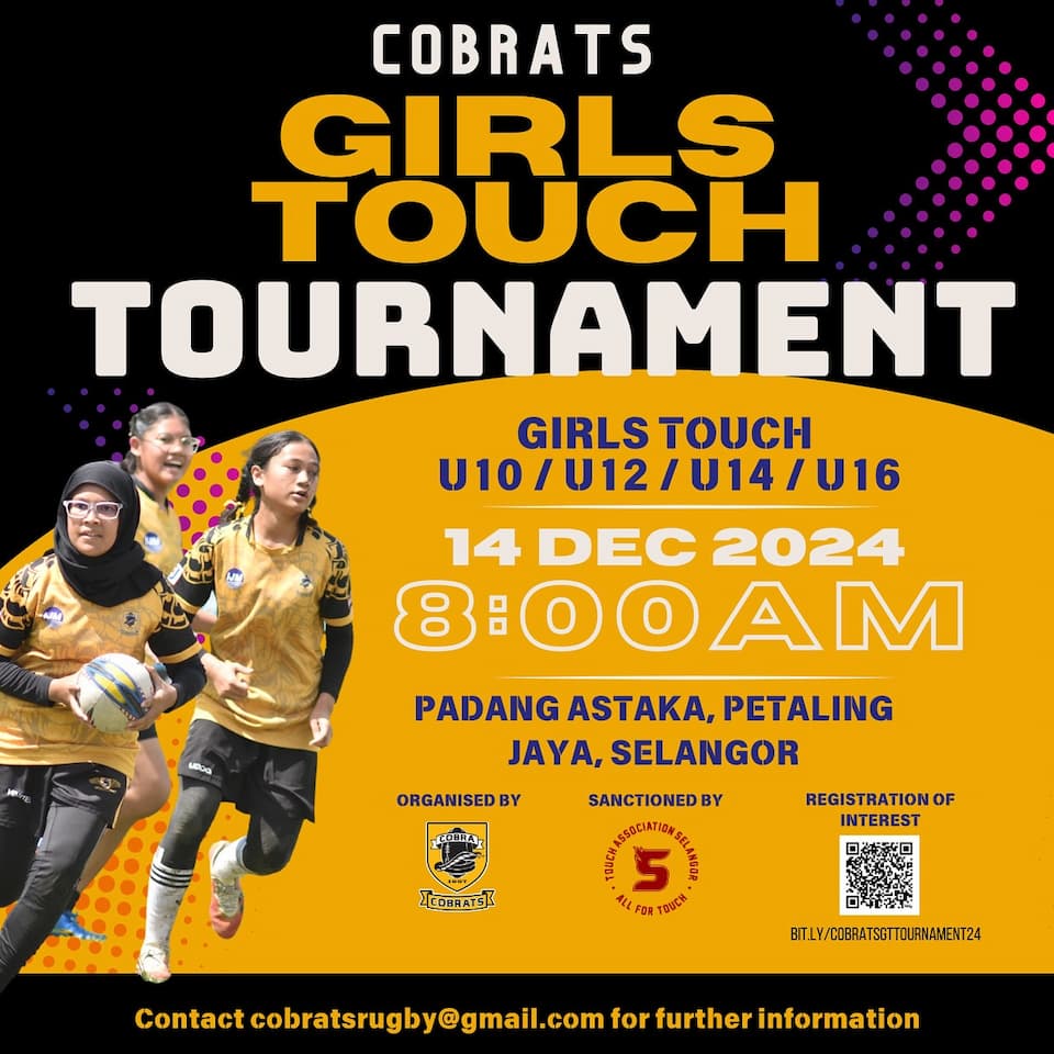 Cobra Rugby Club - Girls Youth Touch Tournaments 2024