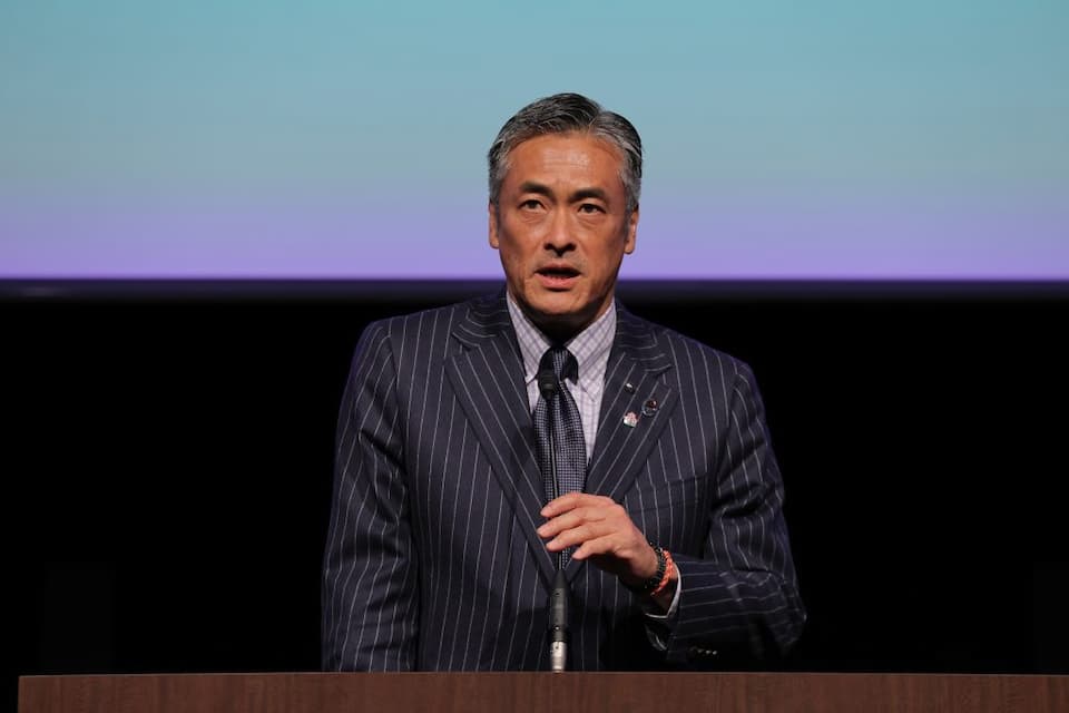 Japan Rugby League One chairman Genichi Tamatsuka