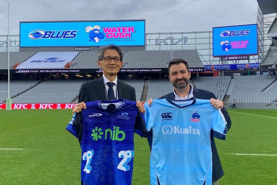 JRLO's Kurita Water Gush Akishima Sign A Partnerhship with NZ Blues