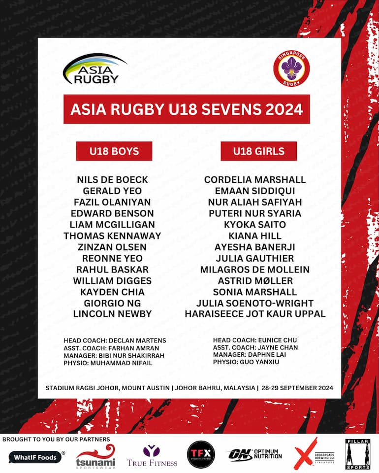 Singapore U18 Boys & Girls Sevens 2024