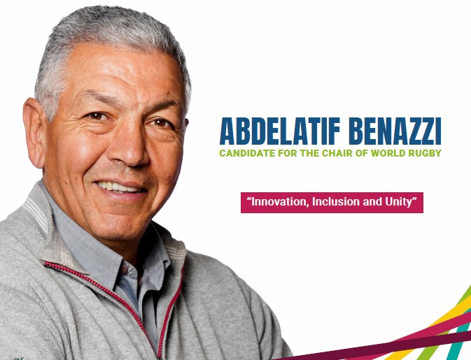 Abdelatif Benazzi - World Rugby Chair candidate 2024