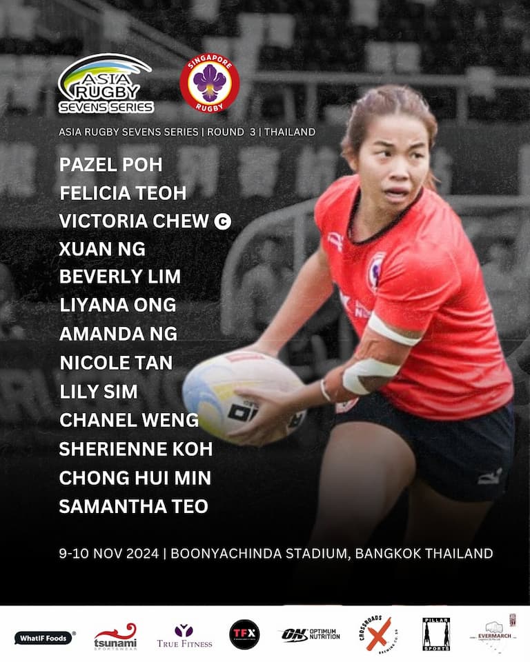 Singapore Women & Men ARESS 2024 – Bangkok 7s Squad