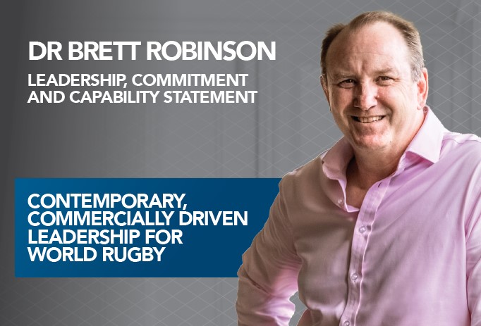 Dr. Brett Robinson - World Rugby Chair candidate 2024