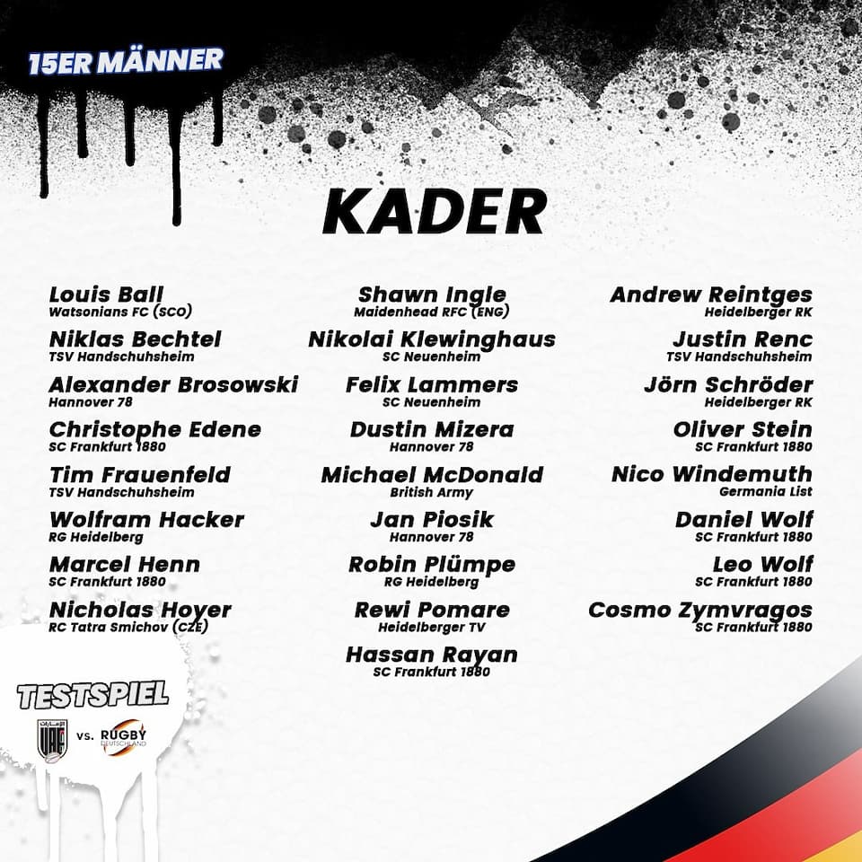 Germany Squad vs UAE (November 2024)