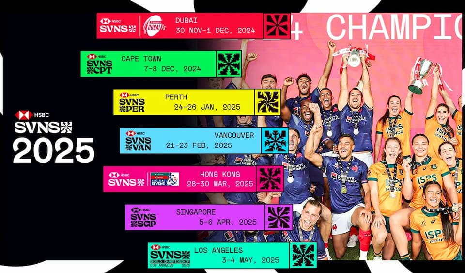 HSBC SVNS 2025 Final Schedule Confirmed