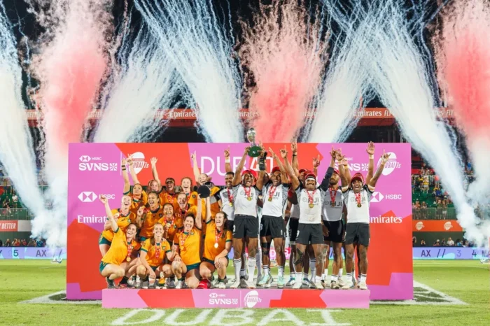 Australian Women Make It 5 In a Row and Fiji Men Win First Emirates Dubai 7s Since 2015