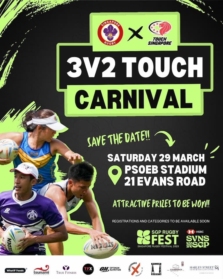 Singapore 3v2 Touch Rugby Carnival 2025