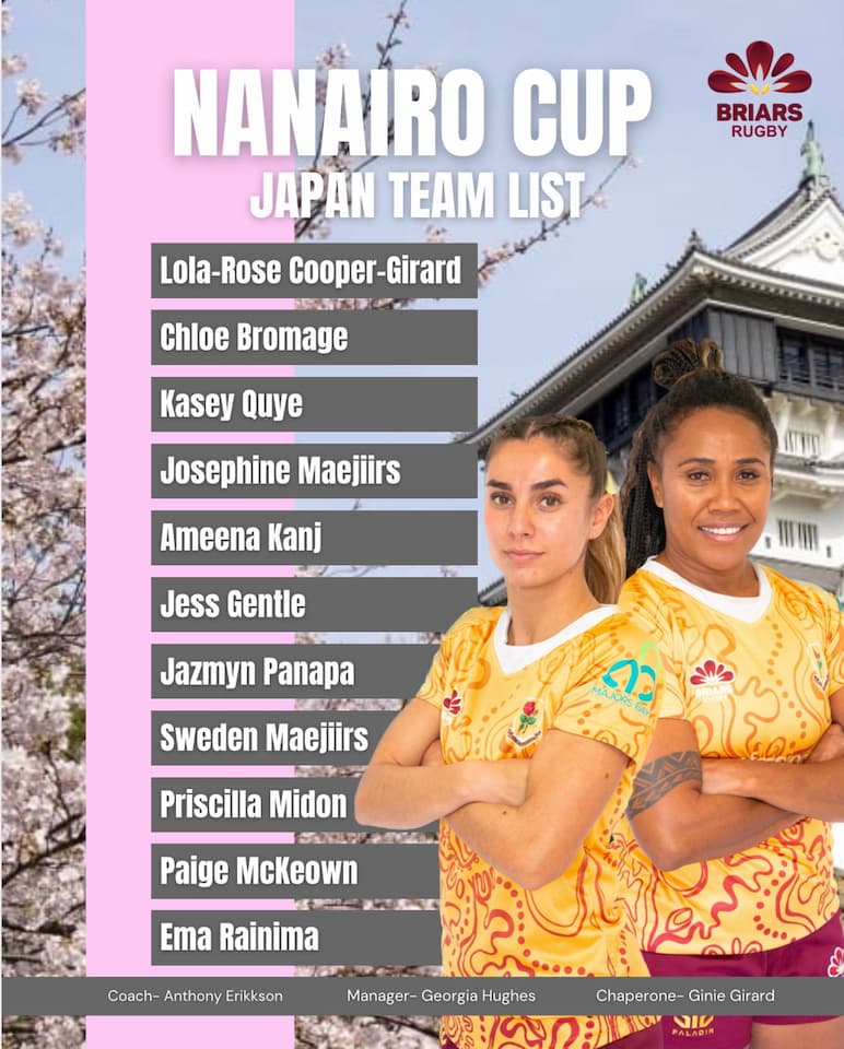 Overseas Clubs Nanairo Cup 2025 - Briars Rugby Club Women