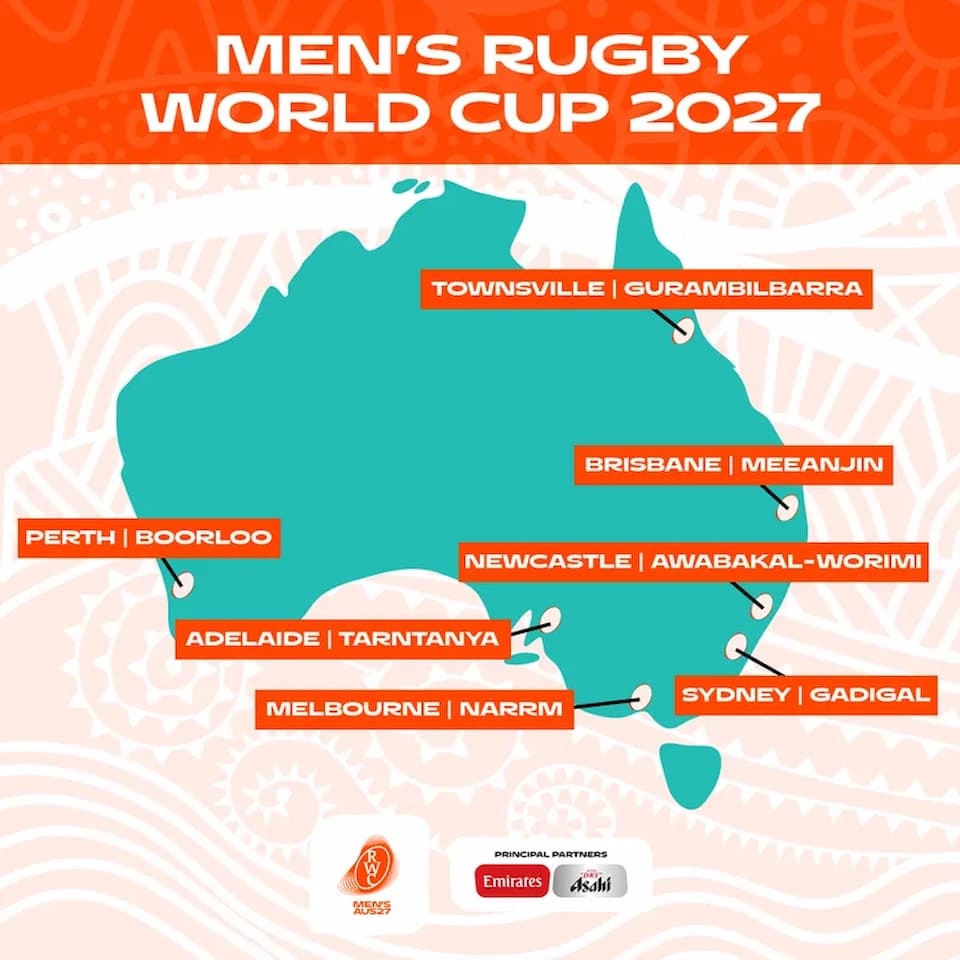 Which Australian Cities Will Host at RWC 2027