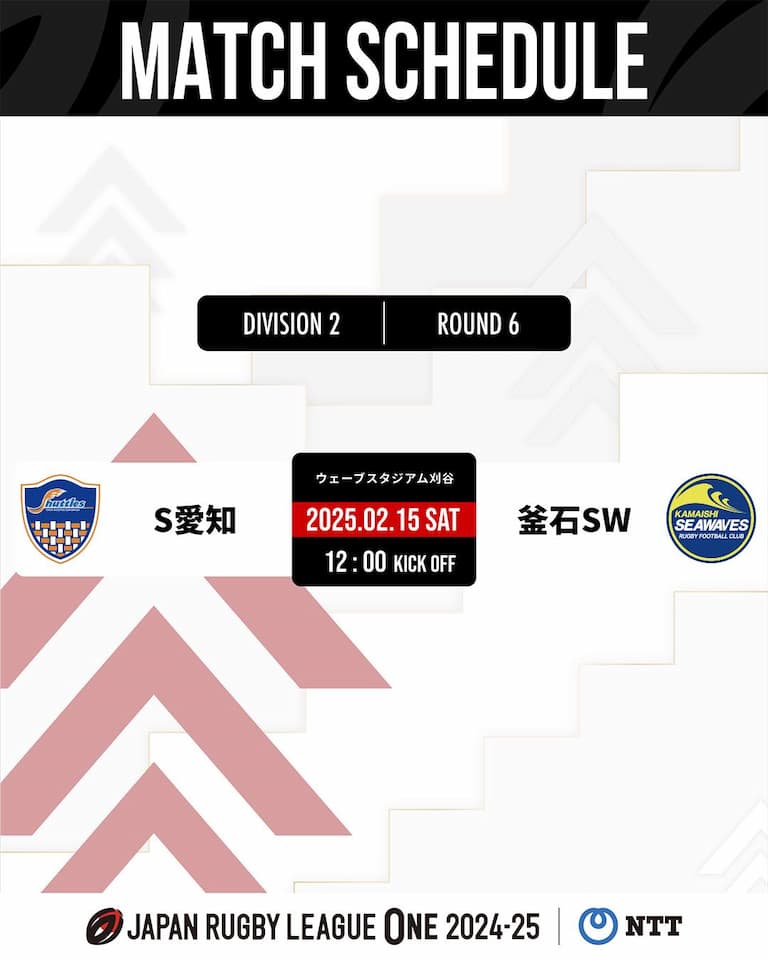 Division 2 JRLO 2024-2025 – Round 6 Fixtures