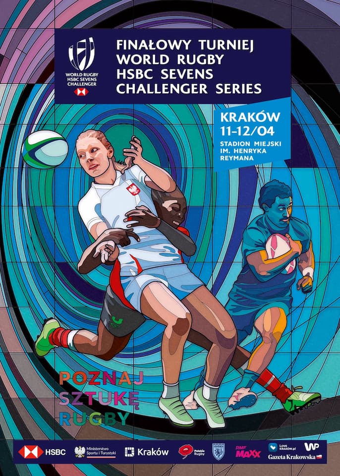 Krakow, Poland - Third Leg Of HSBC World Rugby Sevens Challenger 2025 Pools